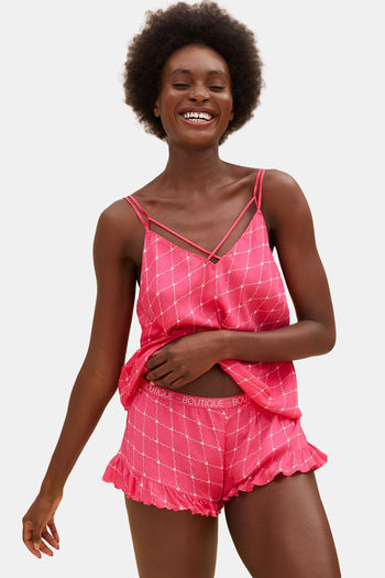 Débardeur Camisole Fille Marks & Spencer Rose Coton Taille 2-3 Ans, Carré